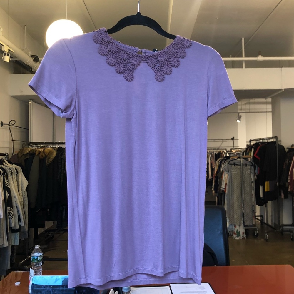 T shirt with gorgeous collar detail